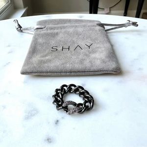 SHAY 18k Pink Sapphire Chain Ring